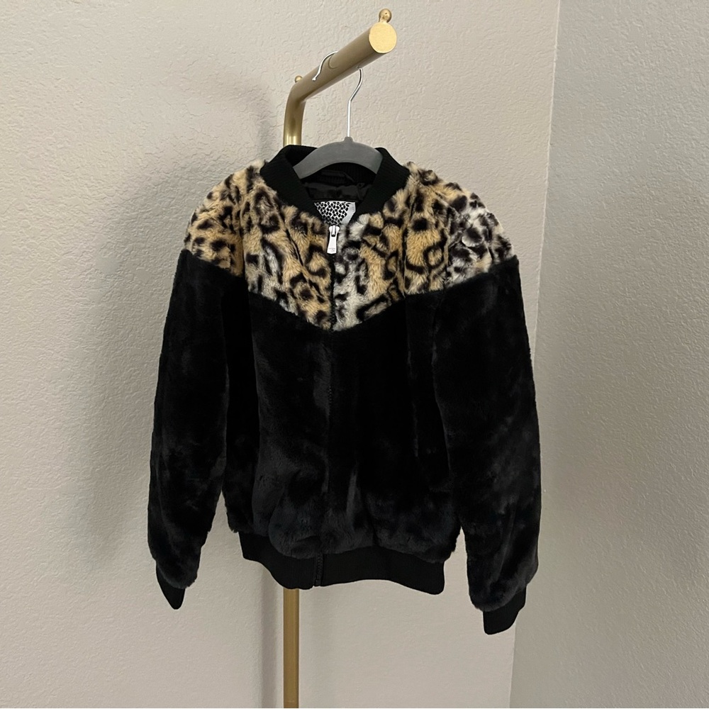Kenzie girl faux fur jacket